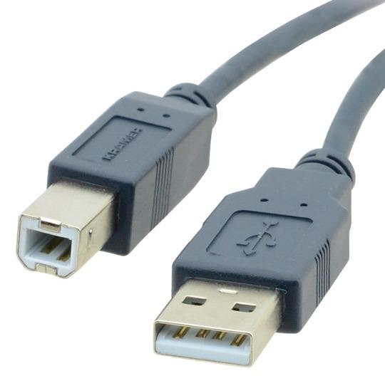 

Кабель интерфейсный Kramer C-USB/AB-15 96-0215015 USB-A 2.0 вилка- USB-B вилка, 4,6 м, C-USB/AB-15