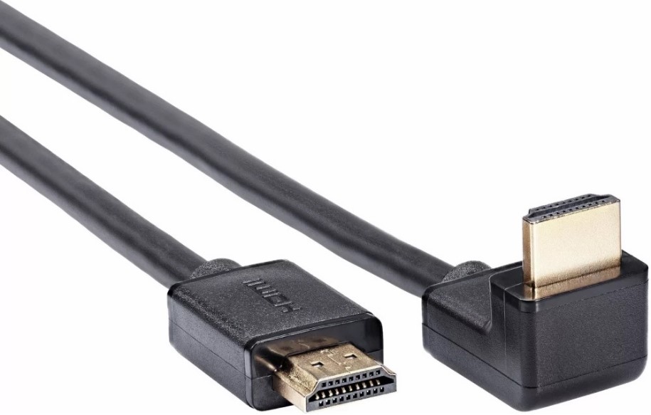 

Кабель Telecom TCG256-1.5M HDMI-HDMI ver 2.1 8K 60Hz угол 90град 1.5м, медь, TCG256-1.5M