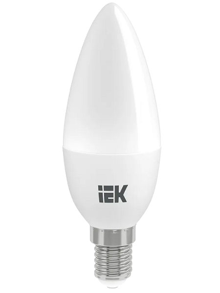 

Лампа светодиодная IEK LLE-C35-5-230-40-E14 Eco 5Вт C35 свеча 4000К нейтр. бел. E14 450лм 230-240В, LLE-C35-5-230-40-E14