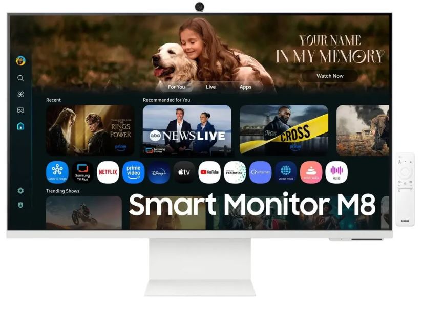 

Монитор 32" Samsung S32FM801UMXUE 3840*2160, VA, 16:9, 350cd, 3000:1, 178гр/178гр, 60Hz, HDMI, HAS, белый, S32FM801UMXUE