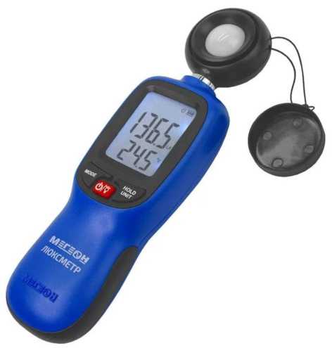 Изображение товара Люксметр МЕГЕОН 21002 с Bluetooth профессиональный для измерения освещенности