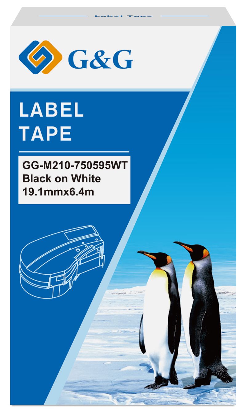 

Картридж ленточный G&G GG-M21-750595WT черный на белом 19.1x6.4 для Brady BMP21-PLUS/BMP21-LAB, GG-M21-750595WT