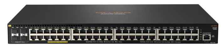 

Коммутатор PoE HPE JL558A Aruba 2930F 48G PoE + 4SFP + 1/10Gbe + Switch (48x10/100/1000 PoE+ RJ-45 + 4 uplink/стек/SFP до 10/100/1000/10000, Managed,, JL558A