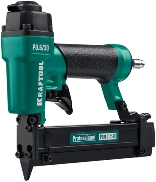 

Степлер строительный Kraftool 31963 пневматический нейлер, шпильки тип P0.6 (12-30мм.), 31963
