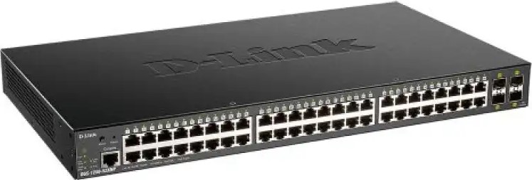 

Коммутатор PoE D-link DGS-1250-52XMP/RU/A1A 48x10/100/1000Base-T PoE (PoE бюджет 370Вт), 4x10GBase-X SFP+, L3, DGS-1250-52XMP/RU/A1A