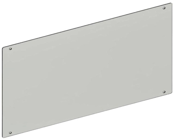 Изображение товара Панель задняя ССД 130411-00732 металическая серого цвета