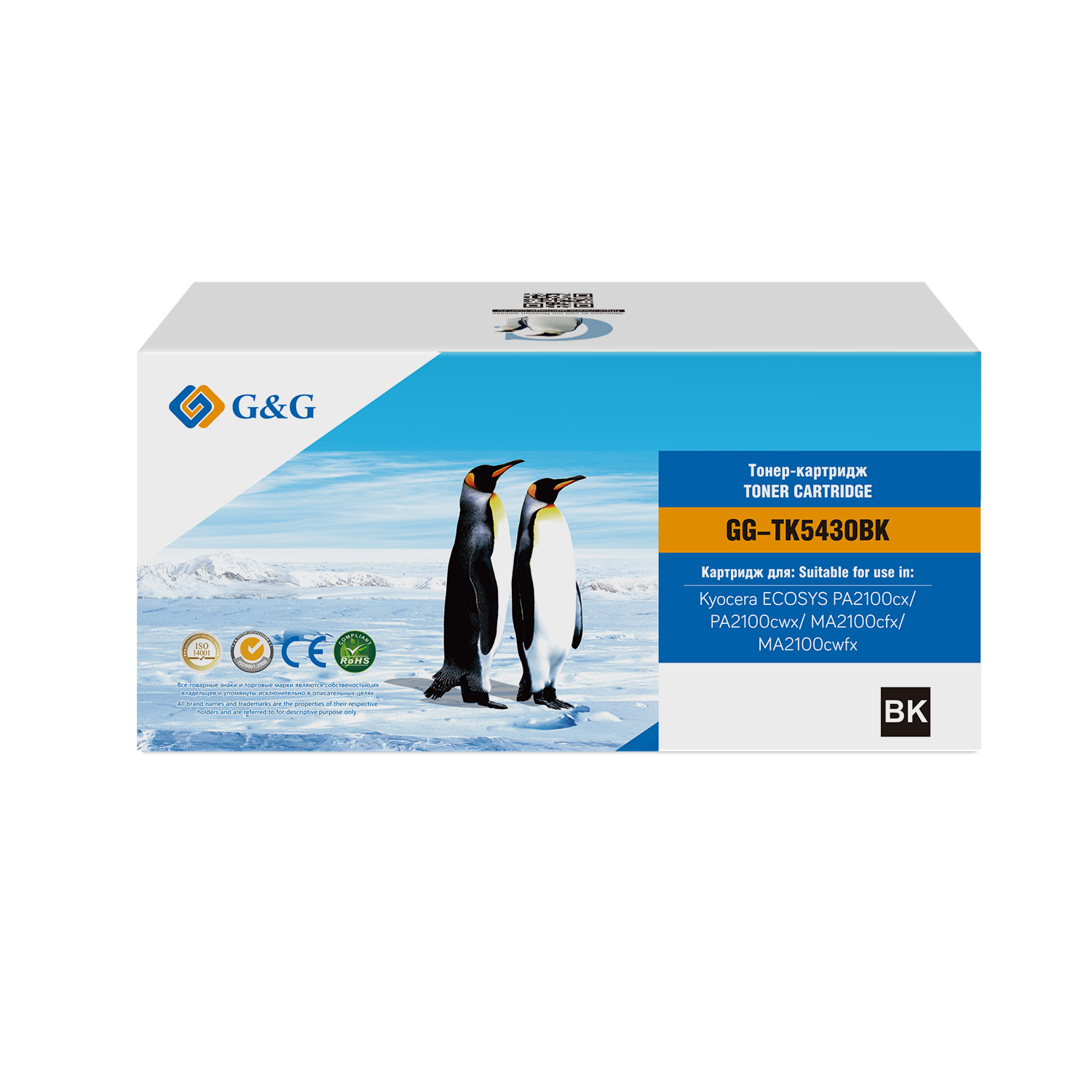 

Картридж лазерный G&G TK-5430K GG-TK5430BK черный (1250стр.) для Kyocera Ecosys PA2100cx/PA2100cwx/MA2100cfx/MA2100cwfx, TK-5430K