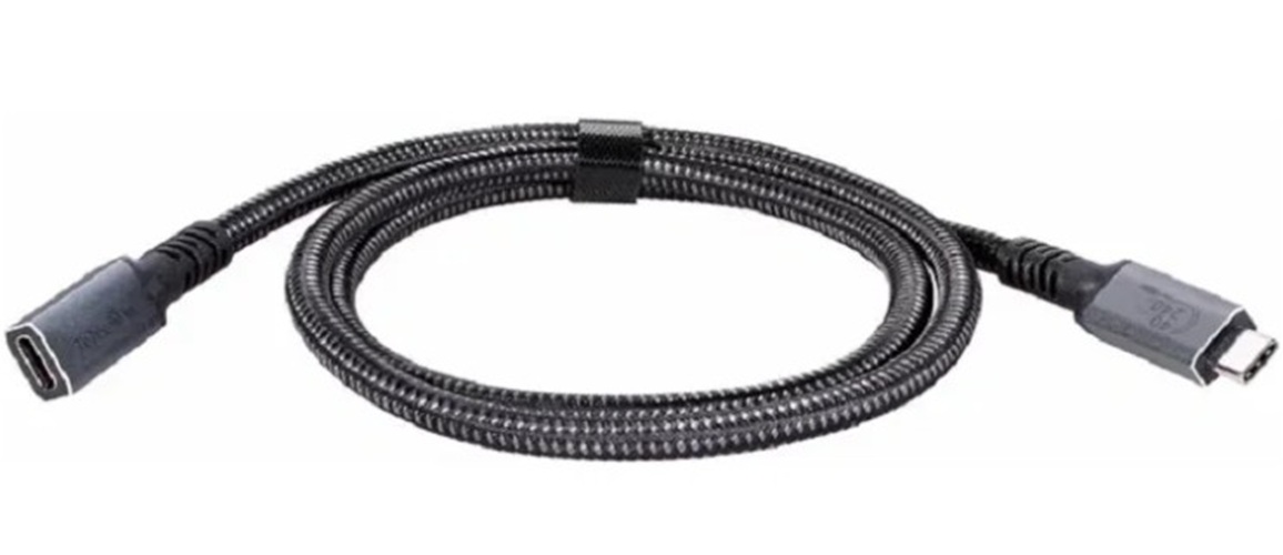 

Кабель Telecom TUS845-0.8M USB4 TypeCM/FM 8K/60Hz, 40GBps, PD 240W, медь 0.8м, TUS845-0.8M