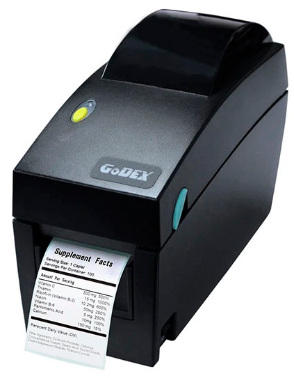 

Термопринтер Godex DT2US/DT2x 011-DT2352-00B 203 dpi, USB, RS232, Ethernet, DT2x