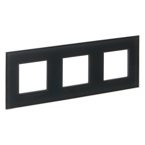 

Рамка тройная IEK SK-M32-G-K53 SKANDY SK-F23G стекло графит, SK-M32-G-K53