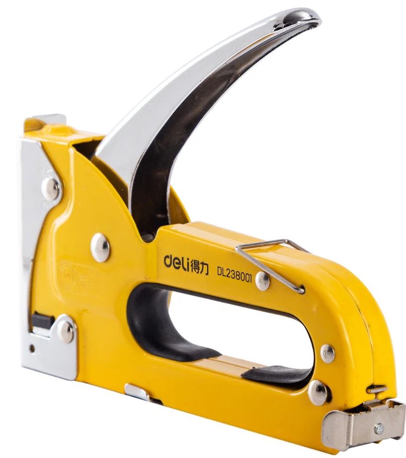 

Степлер Deli DL238001 мебельный Для скоб 4-8мм D-типа. Стальная конструкция, DL238001