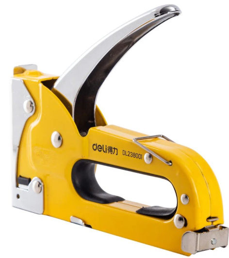 Изображение товара Степлер Deli DL238001 офисный надежный компактный