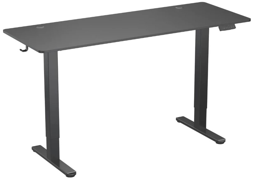 

Стол компьютерный Cactus CS-EDL-BBK столешница ДСП черный каркас черный 160x71x60см, CS-EDL-BBK