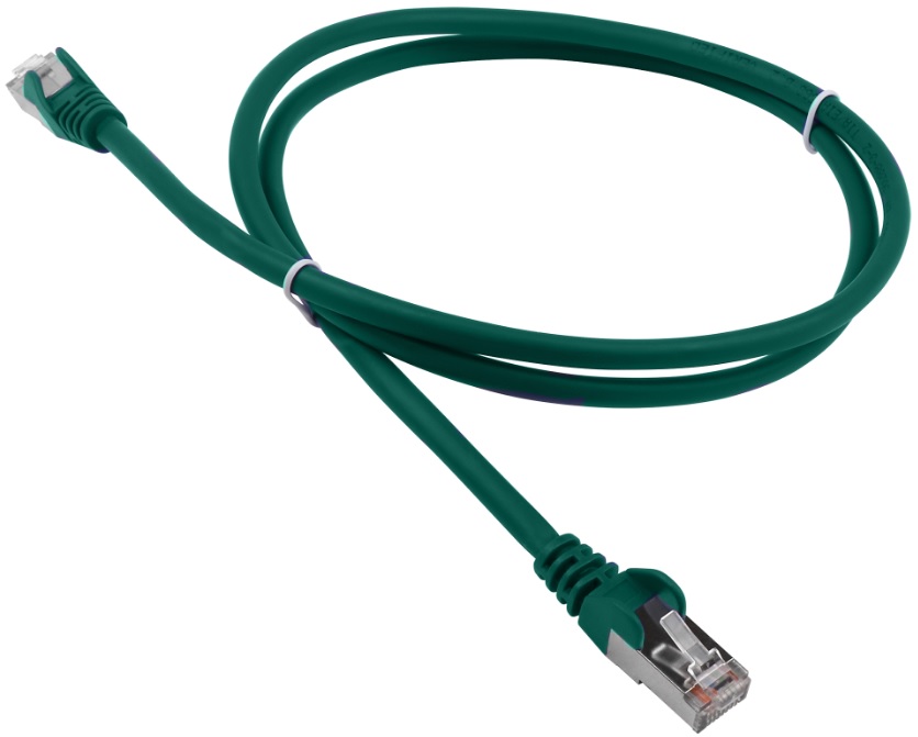фото Кабель патч-корд F/UTP 5e кат. 15м.  Lanmaster LAN-PC45/S5E-15-GN