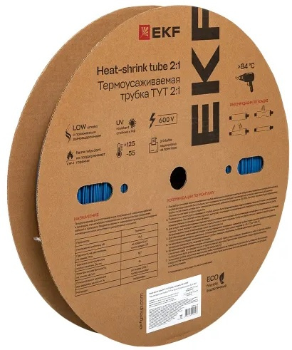 Изображение товара Термоусаживаемая трубка EKF tut-25-g