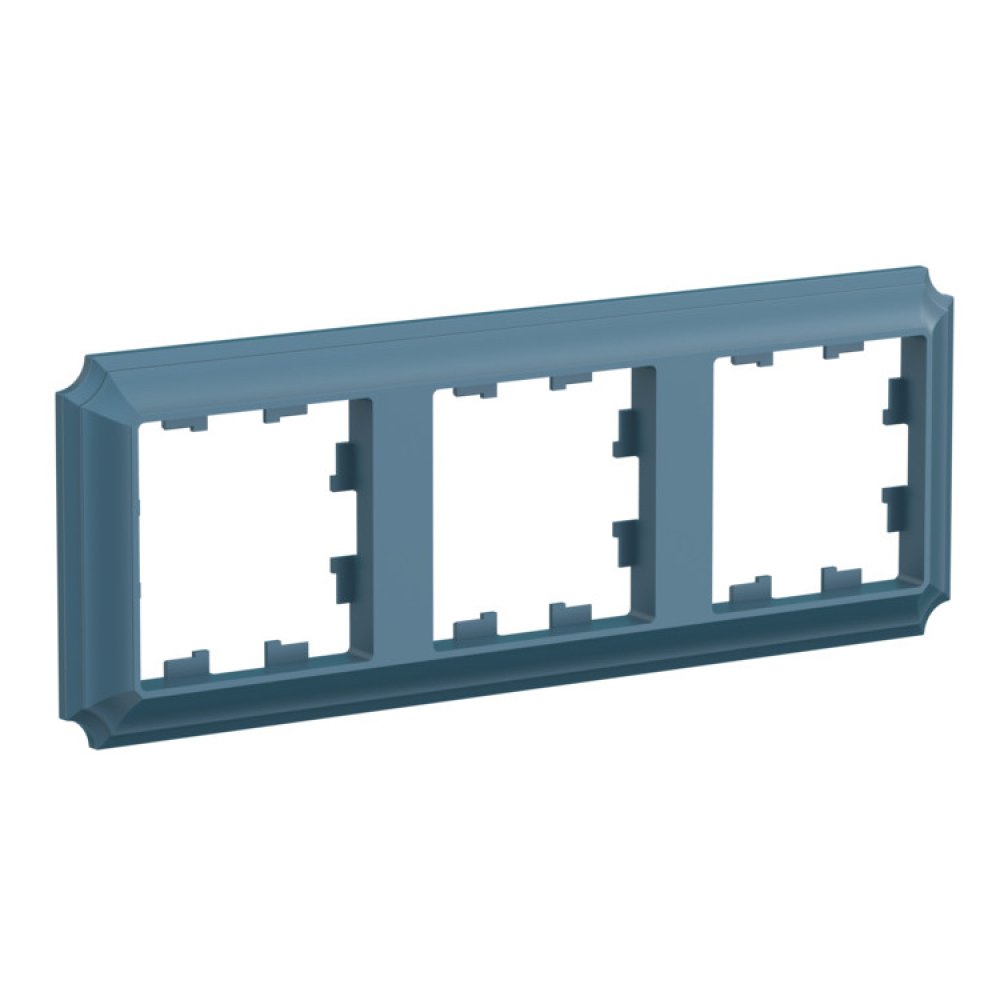 

Рамка тройная Systeme Electric ATN100803 AtlasDesign ANTIQUE универсальная, Изумруд, ATN100803