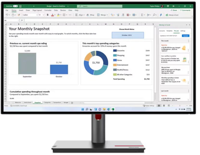 

Монитор 27" Lenovo ThinkVision P27h-30 63A1GAR1CB 2560x1440, 16:9, IPS, 350cd, 4ms, 178/178, HDMI, DP, 60Hz, LAN, HAS, black, ThinkVision P27h-30