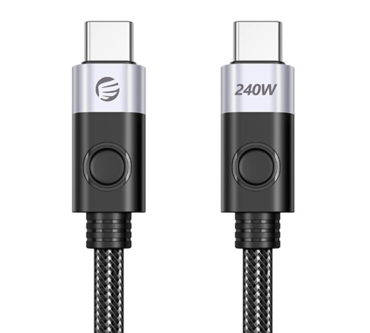 Изображение товара Интерфейсный USB-C кабель Orico ORICO-CC240-20-05-BK-BP 240 Вт для зарядки и передачи данных