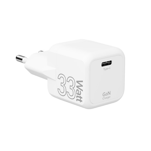 

Зарядное устройство сетевое Lyambda LJC-33-1C GaN, 33 Вт, 1xUSB-C, белый, LJC-33-1C