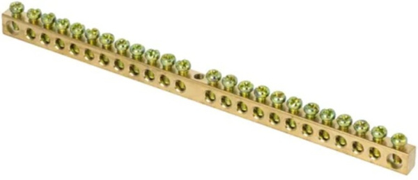 Изображение товара Шина EKF sn0-63-24 для подключения нулевых проводников и заземления