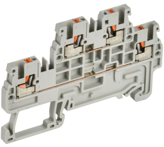 Изображение товара Клеммная пружинная колодка IEK YCT23-00-2-K03-001 для заземления