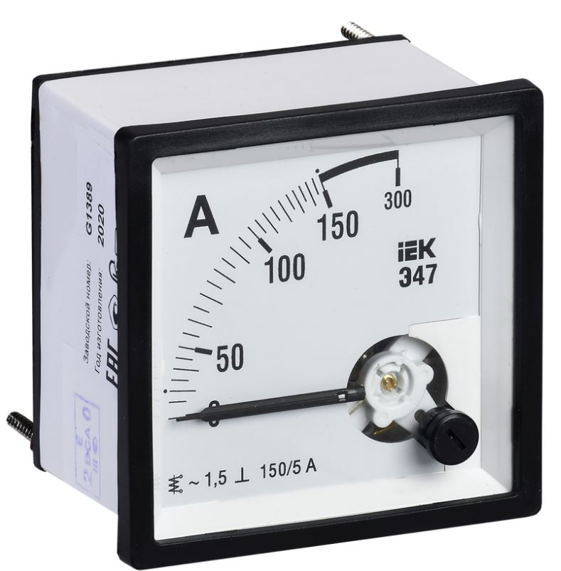 

Амперметр IEK IPA10-6-0150-E Э47 150/5А кл. точн. 1,5 72х72мм, IPA10-6-0150-E