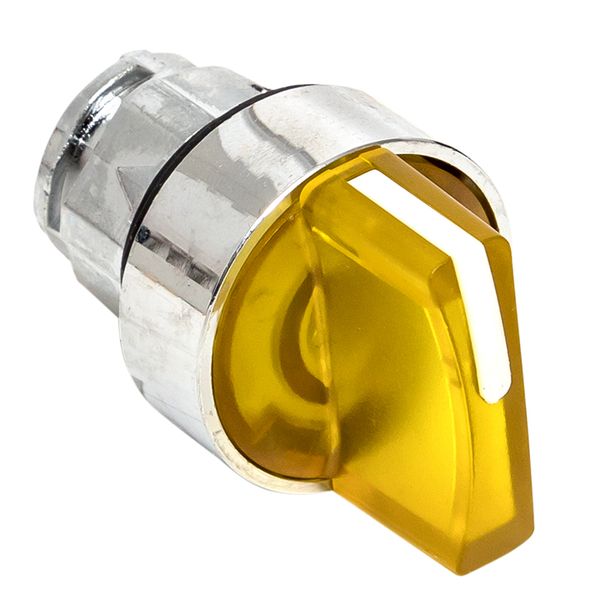 

Механизм переключателя исполнительный EKF XB4BD3FL-Y ХB4 желтый на 3 положения с фиксацией, с подсветкой с короткой ручкой, XB4BD3FL-Y