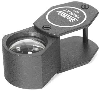 Изображение товара Складная лупа Levenhuk ЛП-3 10 крат диаметр 19 мм компактная оптика для ювелиров