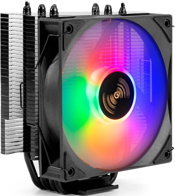 

Кулер Exegate Dark Magic EXX400V3-PWM.RGB EX301155RUS LGA115x/1200/1700/1851/AM4/AM5 (TDP 140W, 120mm, 800-1800rpm, 24dBa), Dark Magic EXX400V3-PWM.RGB