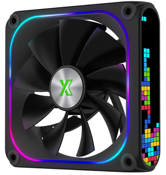 

Вентилятор для корпуса Xastra FZ120B ARGB FZ120-1BA-CXX-GL черный, 120mm, 0-2000rpm, 33.9dBa BOX, FZ120B ARGB