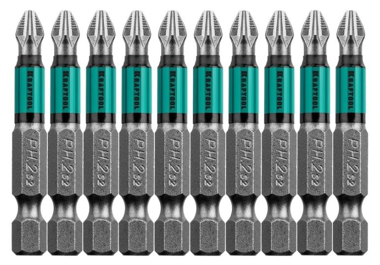 

Набор бит Kraftool Optimum Line 26122-2-50-10 Kraftool PH2, 50мм., тип хвостовика E 1/4", 10 шт. в блистере, Optimum Line