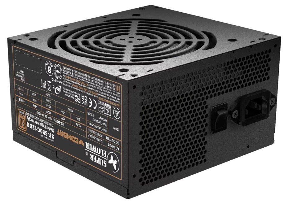 

Блок питания ATX Super Flower Combat DB SF-550C12DB 550W, 80+ Bronze, Combat DB