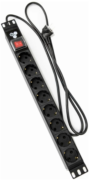 Изображение товара Блок розеток SYSMATRIX PD 19.08SCH-IS-1.16-1.8.2 для телекоммуникационных шкафов