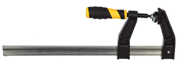 Изображение товара Струбцина Inforce 06-03-29 усиленная F-образная 80х300 мм с чугунными губками