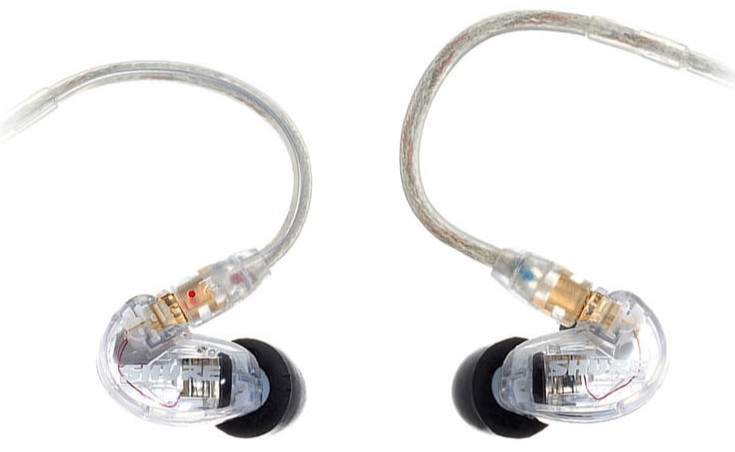

Наушники Shure SE215-CL вставные (затычки), прозрачные, SE215-CL