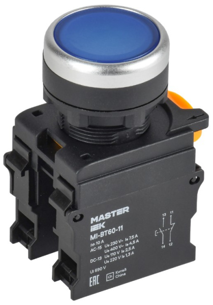 Кнопка IEK MI-BT60-11-3-22-K07
