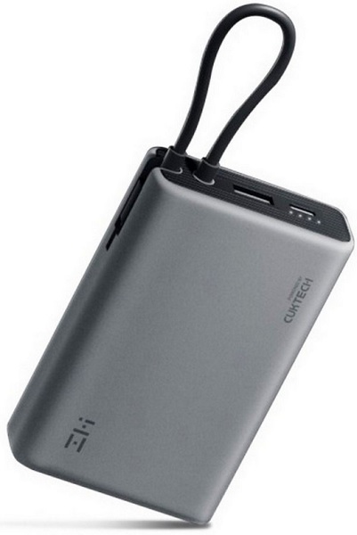 

Аккумулятор внешний портативный ZMI P17 10000mAh Gray, P17