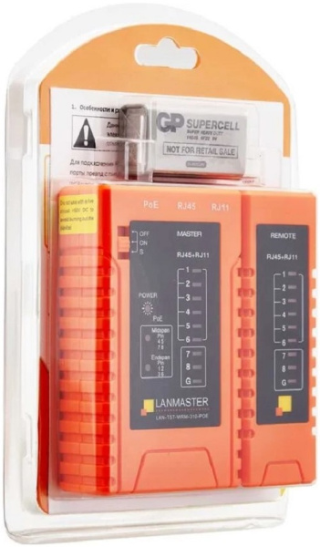 фото Тестер  Lanmaster LAN-TST-WRM-310-POE в Челябинске