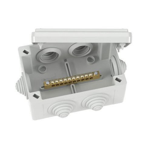 Изображение товара Коробка уравнивания потенциалов DKC NE3110 6 вводов для электробезопасности