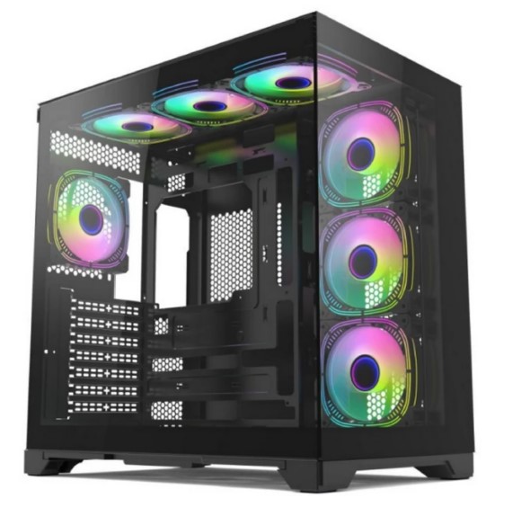 

Корпус ATX Forza FZ-G42A без БП, боковая панель из закалённого стекла, USB 2.0, USB 3.2, USB Type-C, FZ-G42A