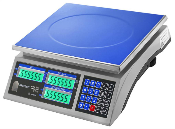 Изображение товара Весы МЕГЕОН 50203К электронно-цифровые для магазинов и дома