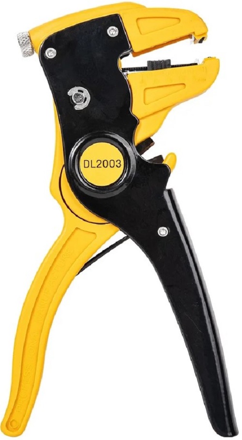 

Стриппер Deli DL2003 автоматический для снятия изоляции, диапазон зачистки 0,5-6 мм, пружина с автоматическим возвратом, DL2003