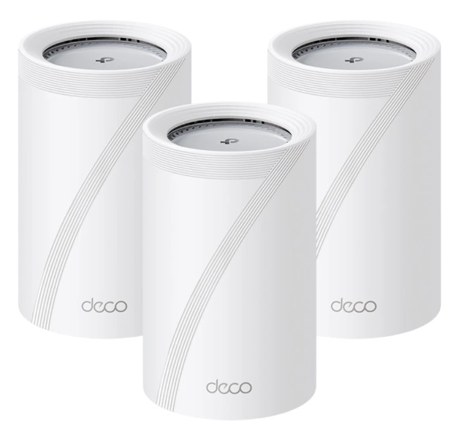 

Роутер TP-LINK DECO BE65 PRO(3-PACK) BE9300 трехдиапазонный домашняя Mesh-система Wi-Fi 7 (комплект 3шт), DECO BE65 PRO(3-PACK)