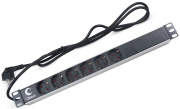 фото Блок розеток 19, 6 розеток  Cabeus PDU-6P-2EU