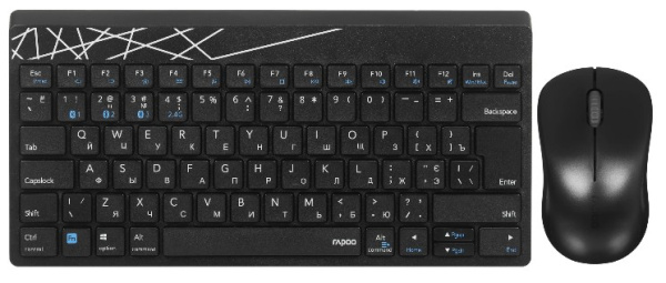 Изображение товара Беспроводная клавиатура Rapoo K8000M-BL с защитой от пролития жидкости