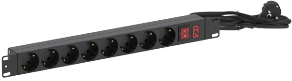 Изображение товара Блок розеток 19", 8 розеток ССД 130411-02071