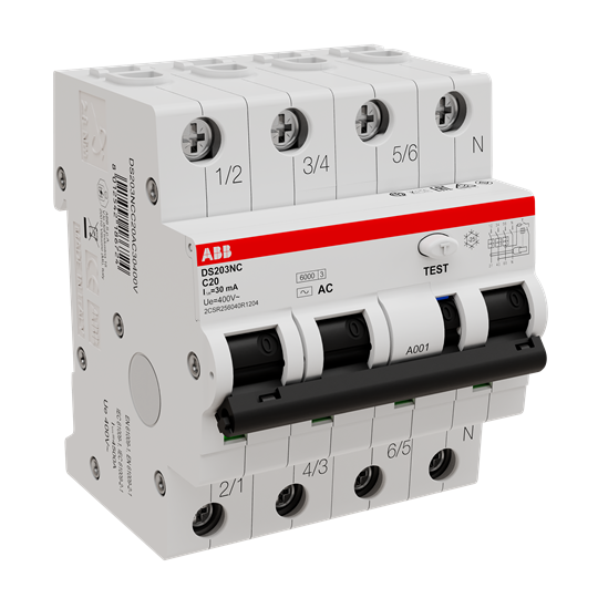 

Автомат дифференциальный ABB 2CSR256040R1204 DS203NC C20 AC30, 2CSR256040R1204
