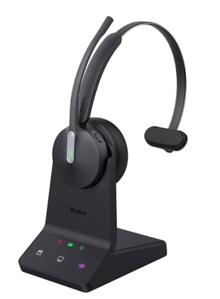 Изображение товара Гибридная беспроводная DECT Bluetooth гарнитура Yealink WH64 Mono UC