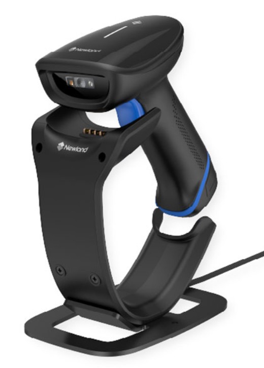 Сканер штрих-кодов Newland NLS-HR2000-BT беспроводной 2D CMOS Wireless Bluetooth Handheld Reader with Stand/Docking Station and integrated USB-A cable