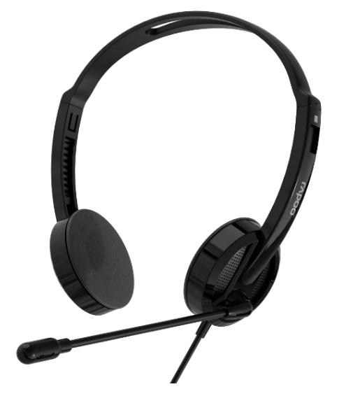 

Гарнитура Rapoo H101 проводная, черная, H101